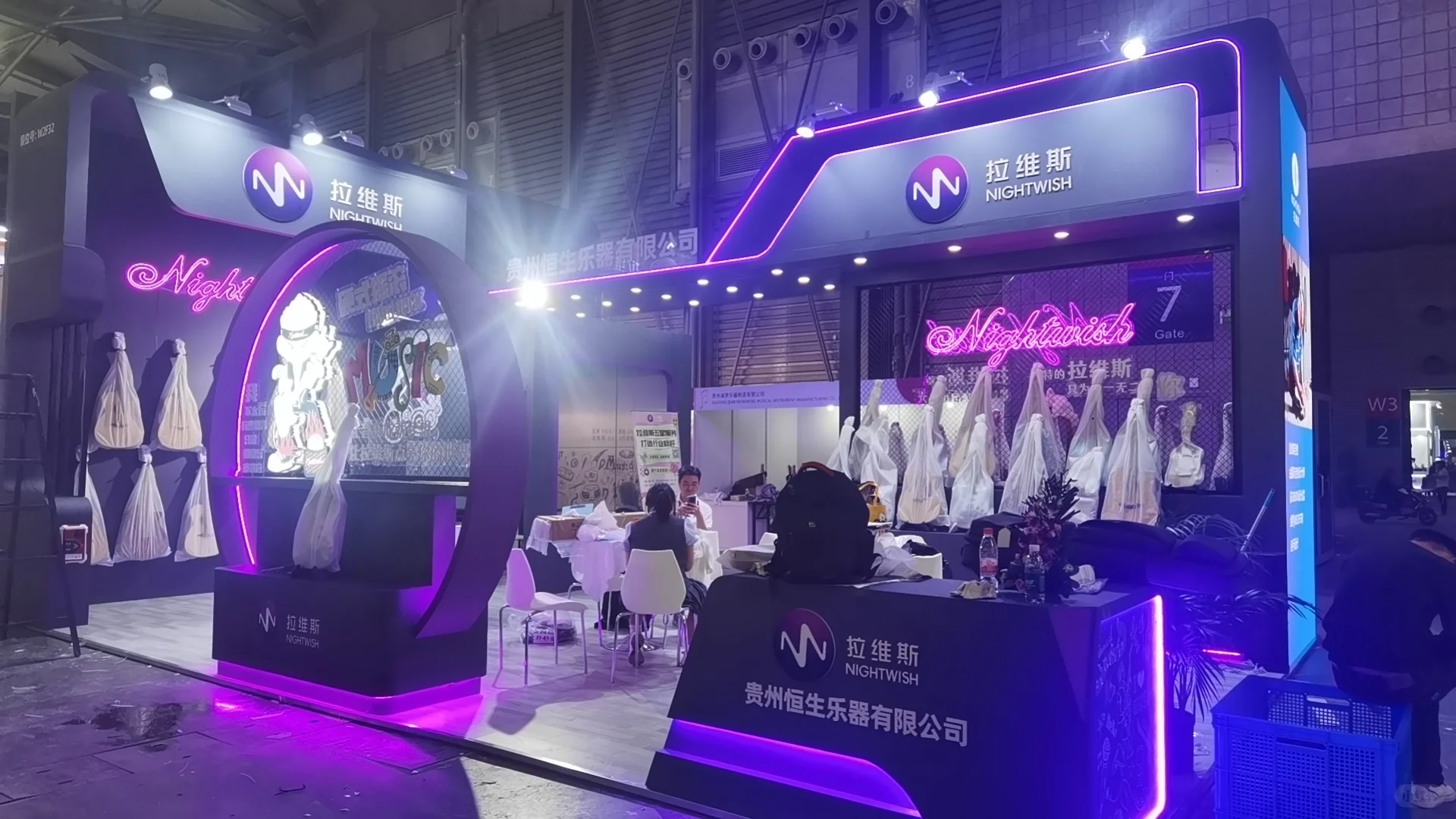 上海乐器展搭建现场|展台设计搭建分享?