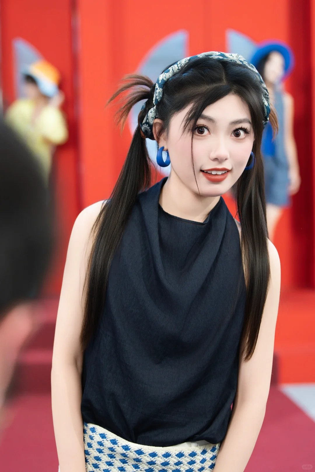 上海视觉影像产业展，?到古灵精怪的小姐姐