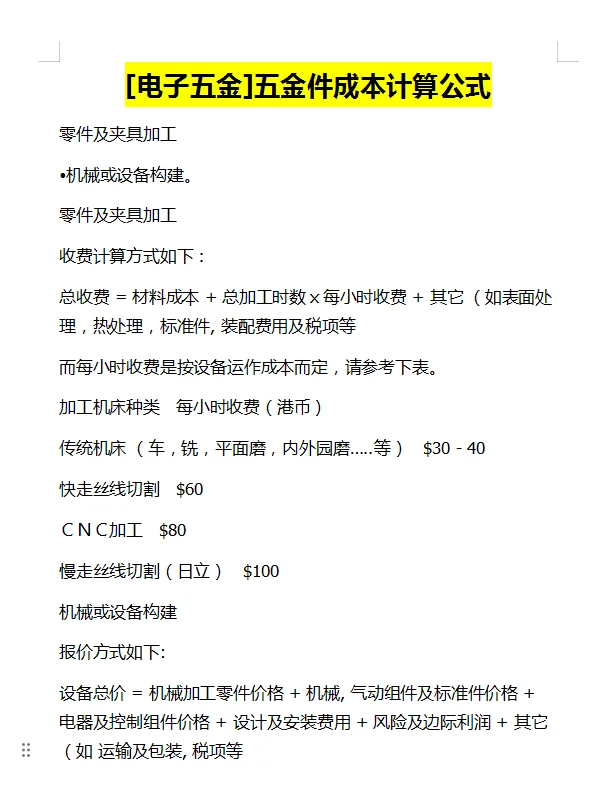 采购再忙也必须要精通的公式