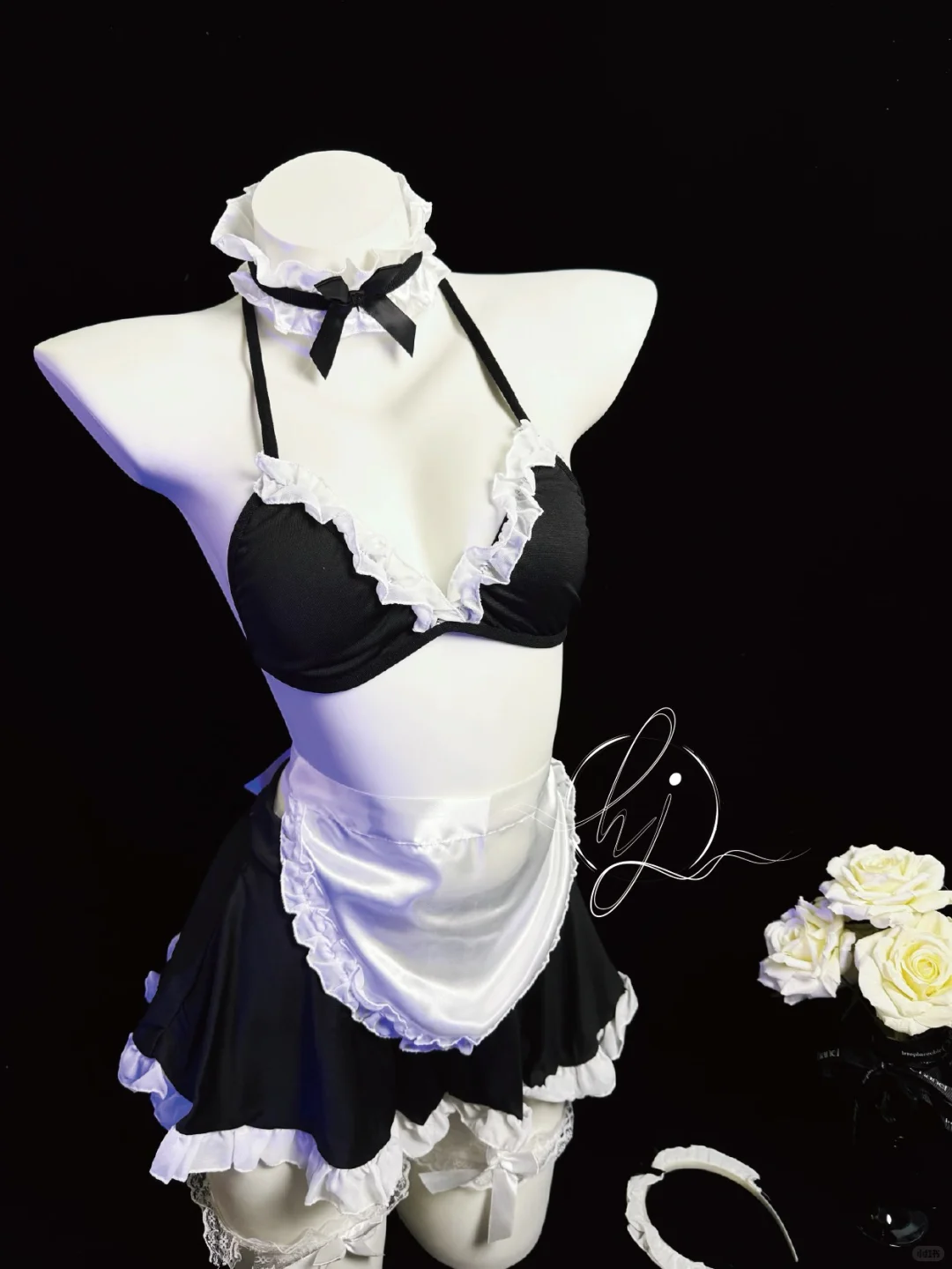 小个子也能穿的超显瘦的女仆风睡衣?