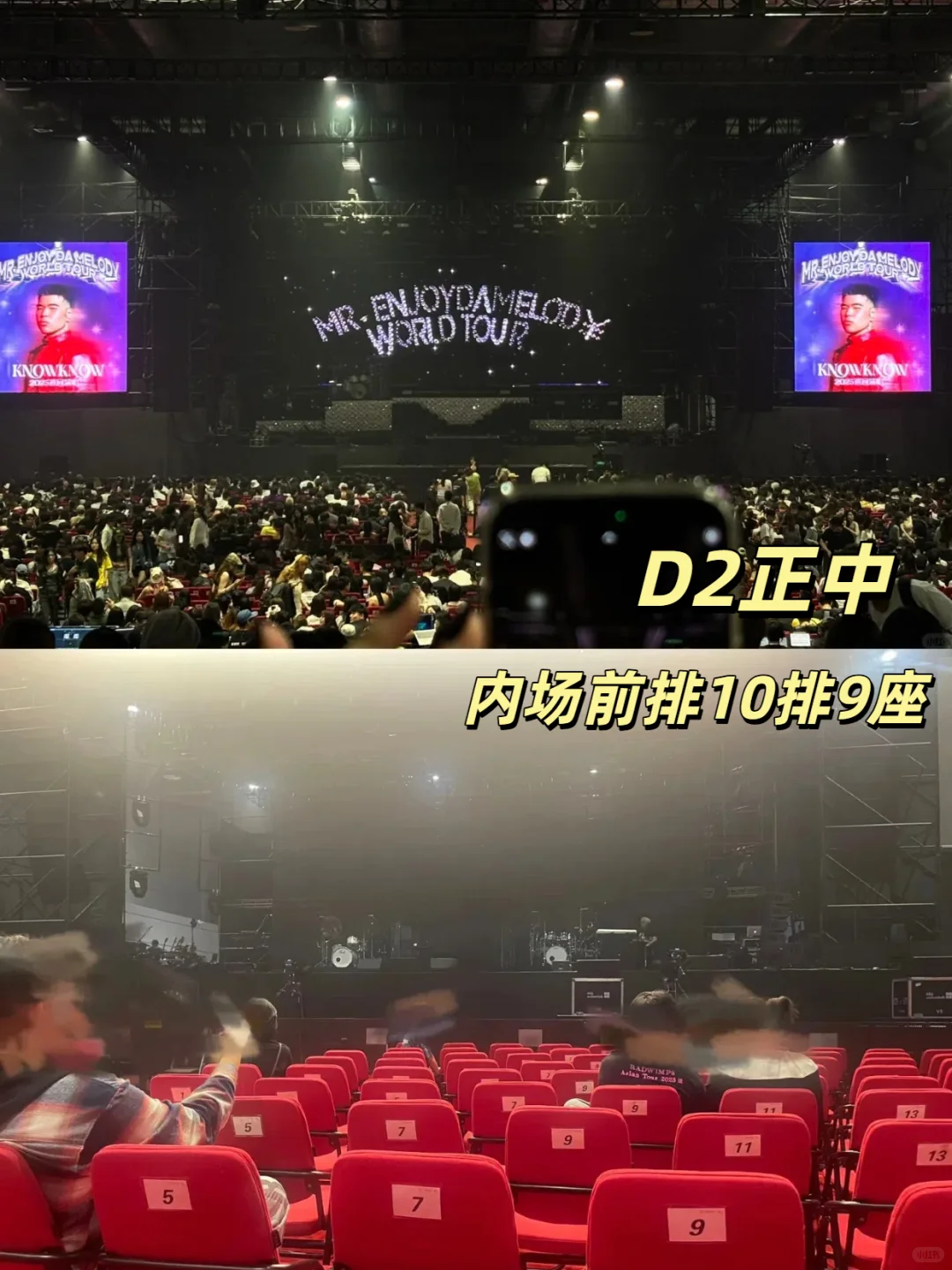 上海国家会展中心虹馆希林娜依高演唱会视角