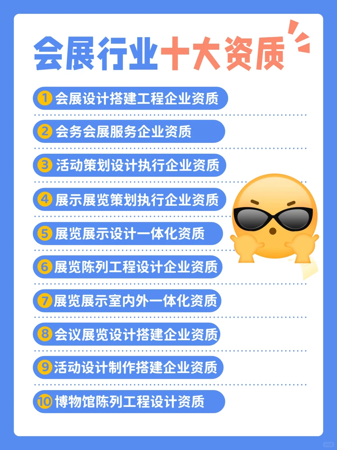 会展展览行业十大招投标“加分”资质