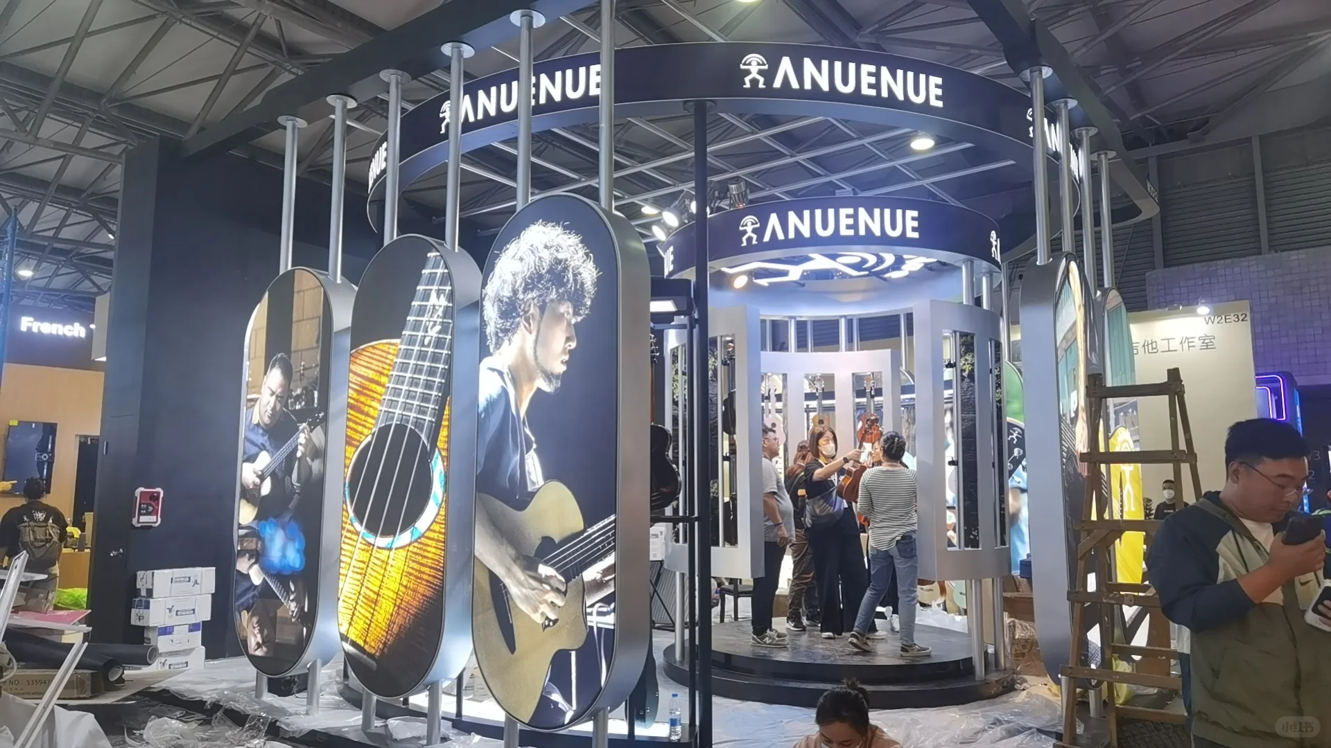 上海乐器展搭建现场|展台设计搭建分享?
