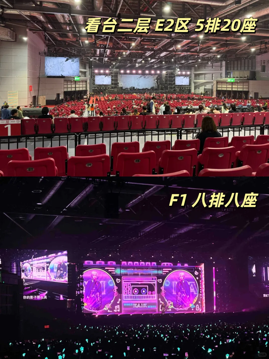 上海国家会展中心虹馆希林娜依高演唱会视角