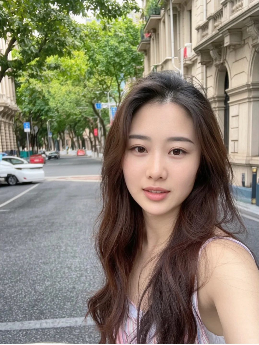 43岁，淡妆也遮不住的好皮肤