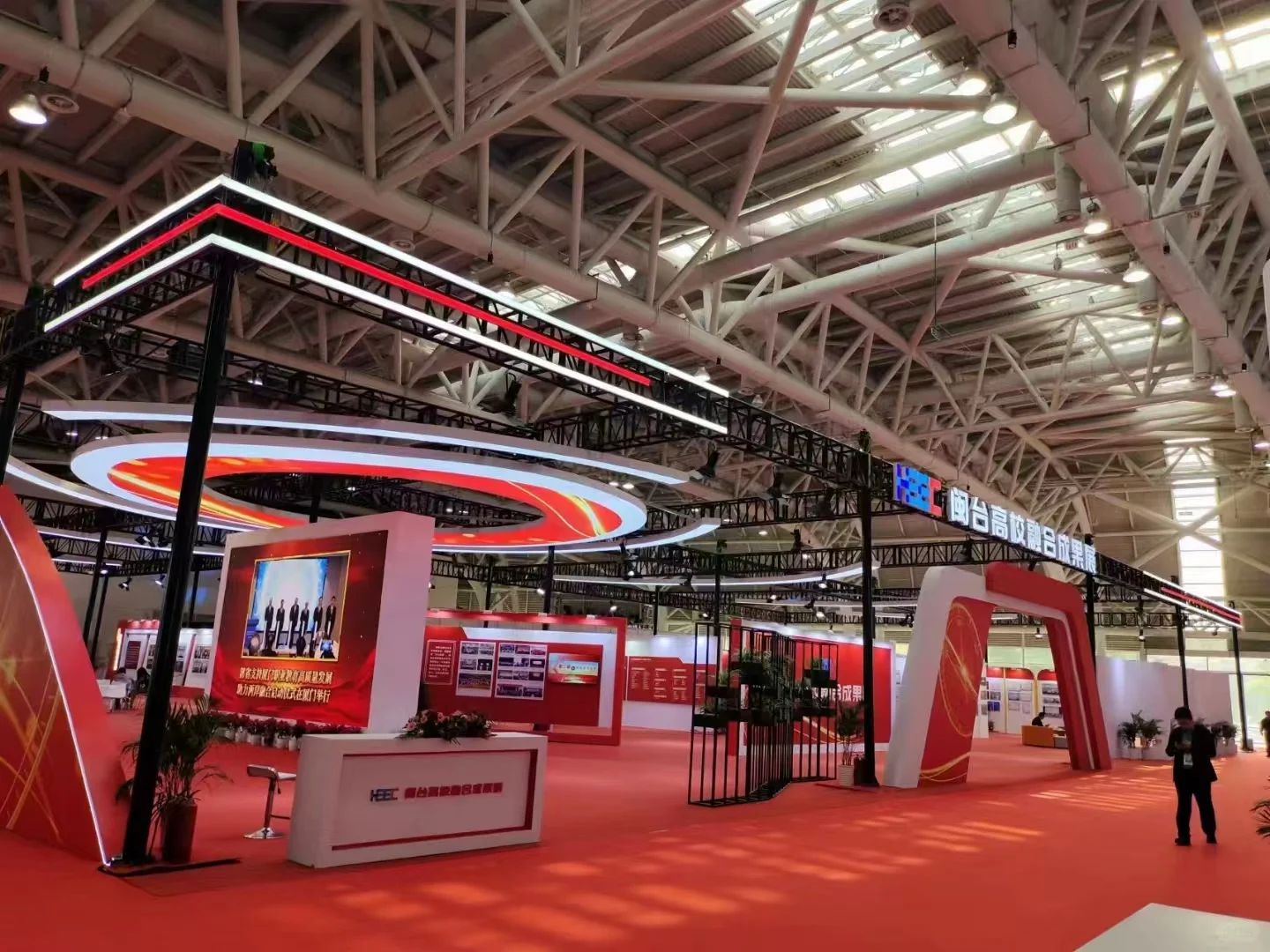 贵州展览展台木结构 适配综合商品交易会