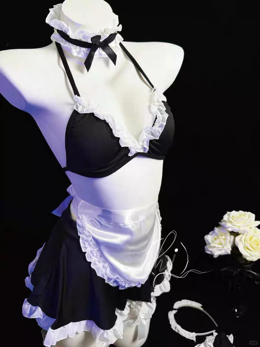 小个子也能穿的超显瘦的女仆风睡衣?