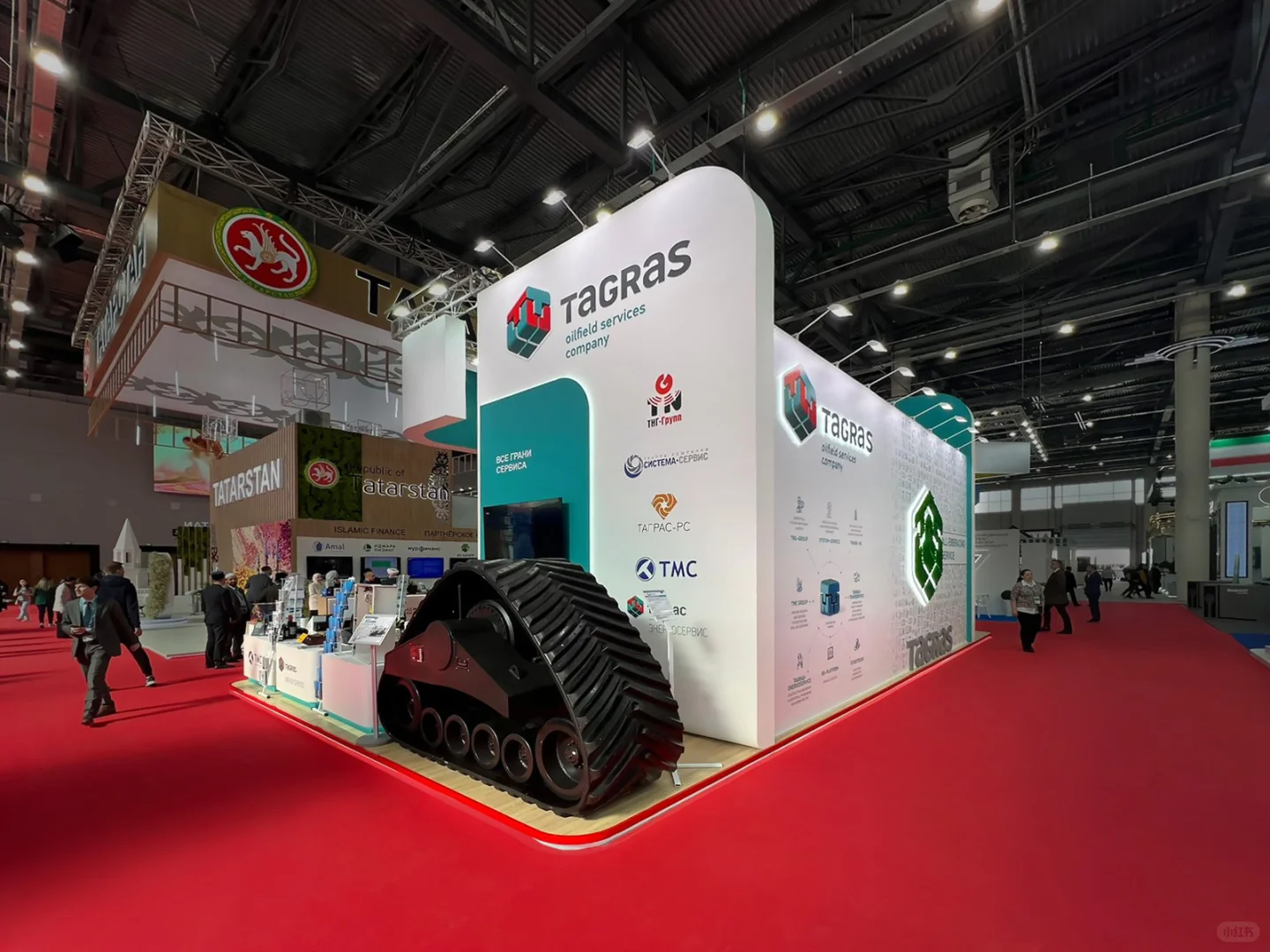 俄罗斯展示设计搭建丨工业展展会案例分享