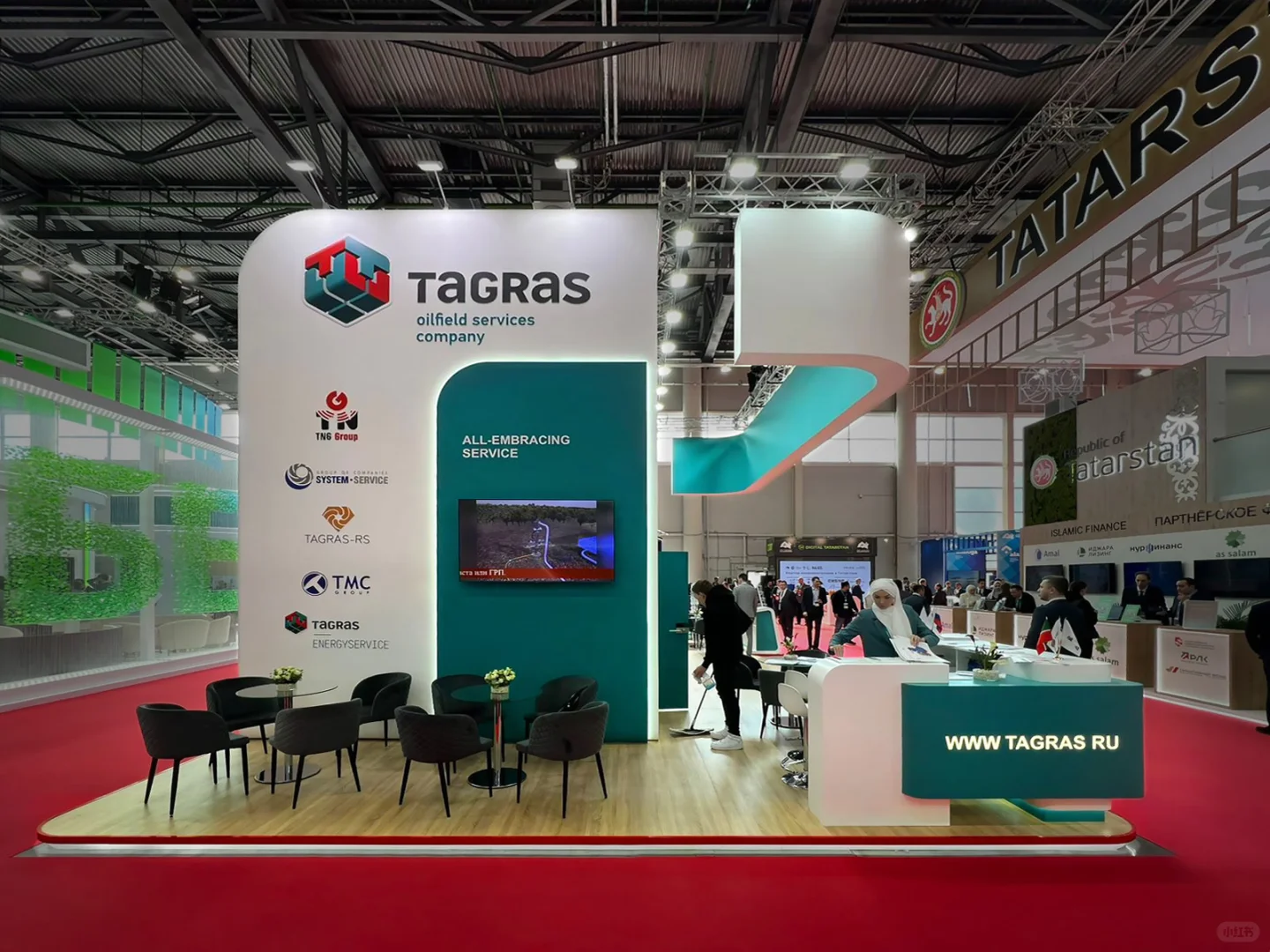 俄罗斯展示设计搭建丨工业展展会案例分享