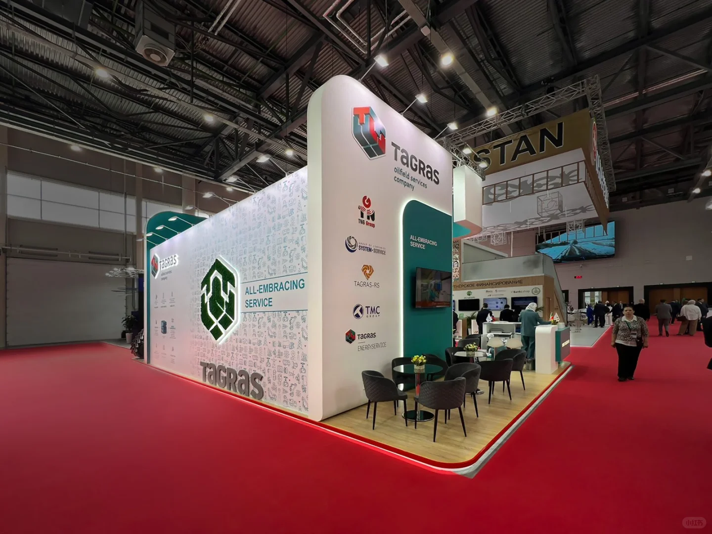 俄罗斯展示设计搭建丨工业展展会案例分享