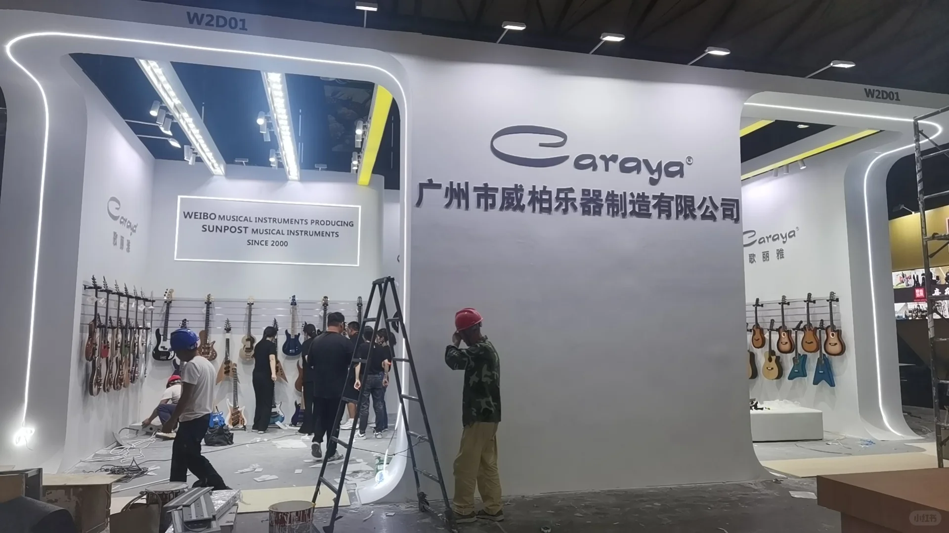 上海乐器展搭建现场|展台设计搭建分享?