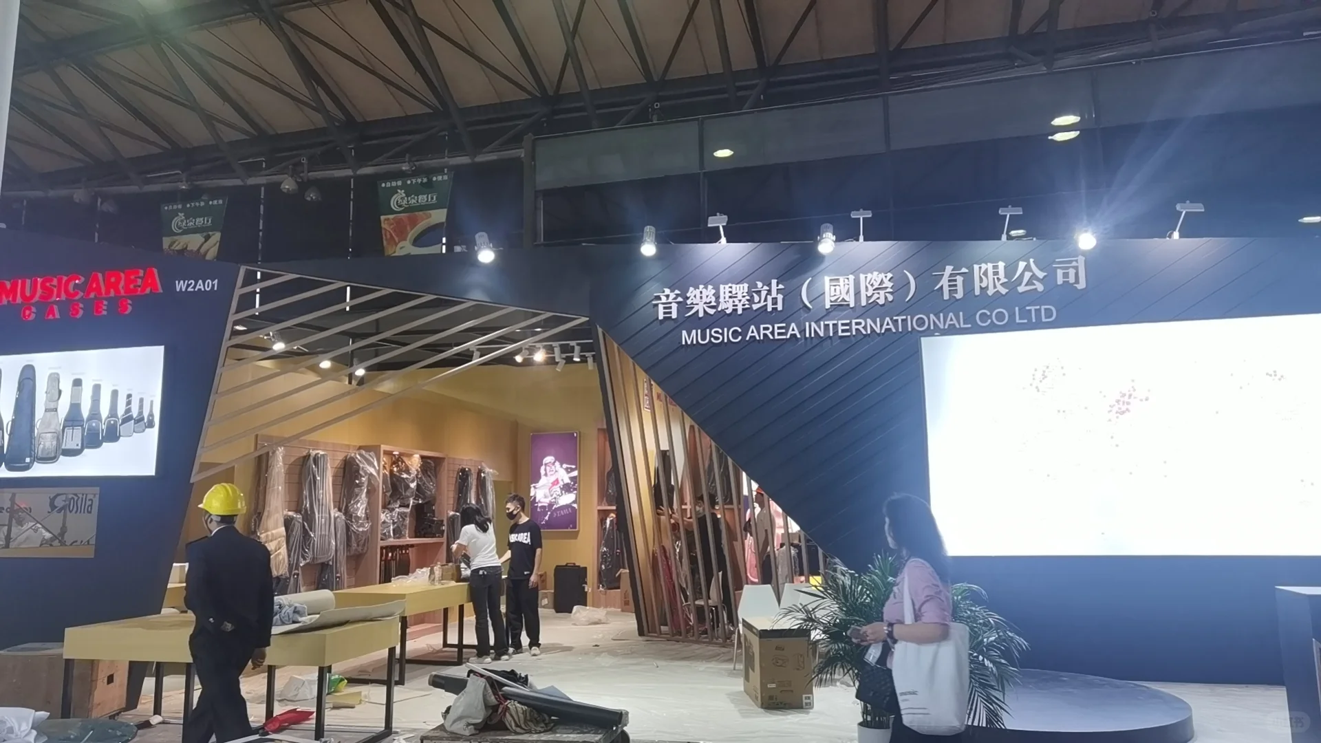 上海乐器展搭建现场|展台设计搭建分享?