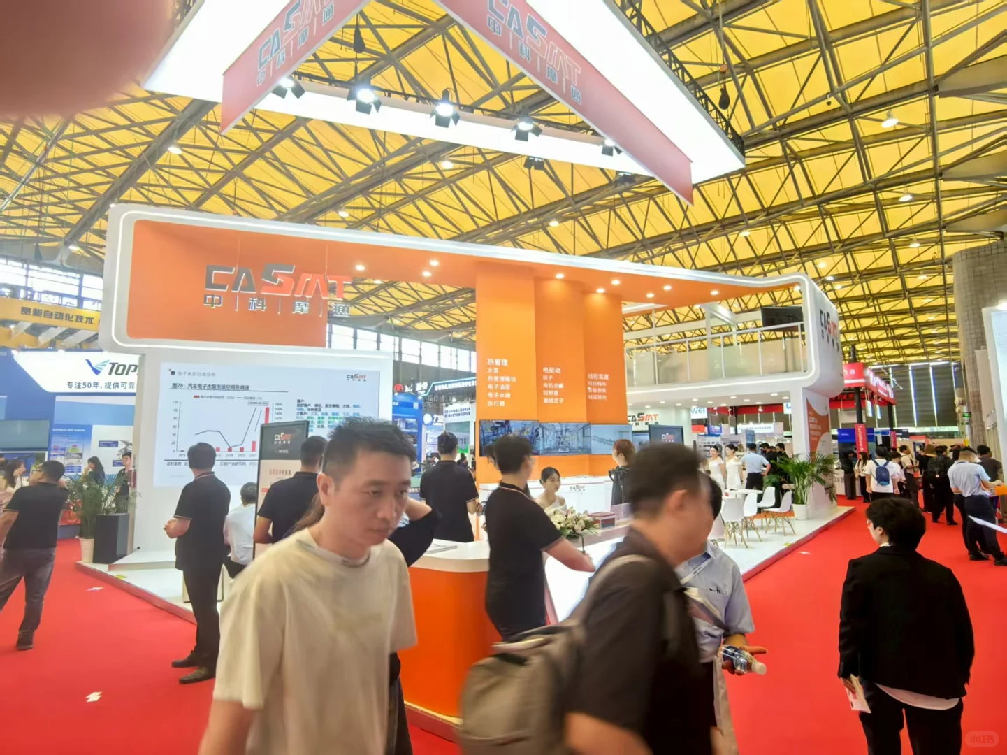 终于去到机器人展了机器人展