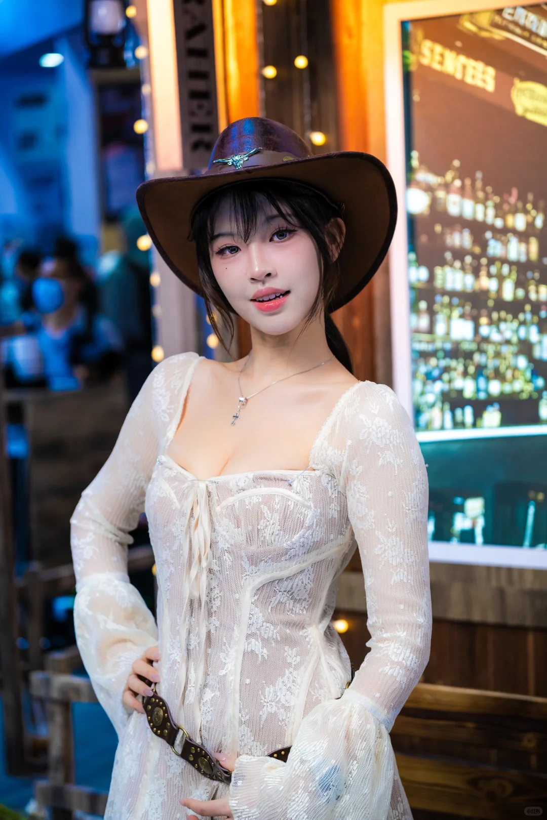 参加展会哪有拍模特妙啊