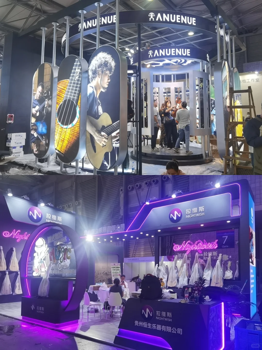 上海乐器展搭建现场|展台设计搭建分享?