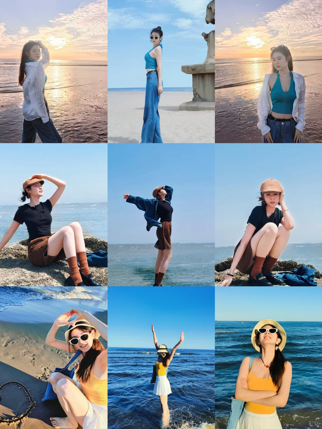 ?海边拍照合集你一定用的到！！！