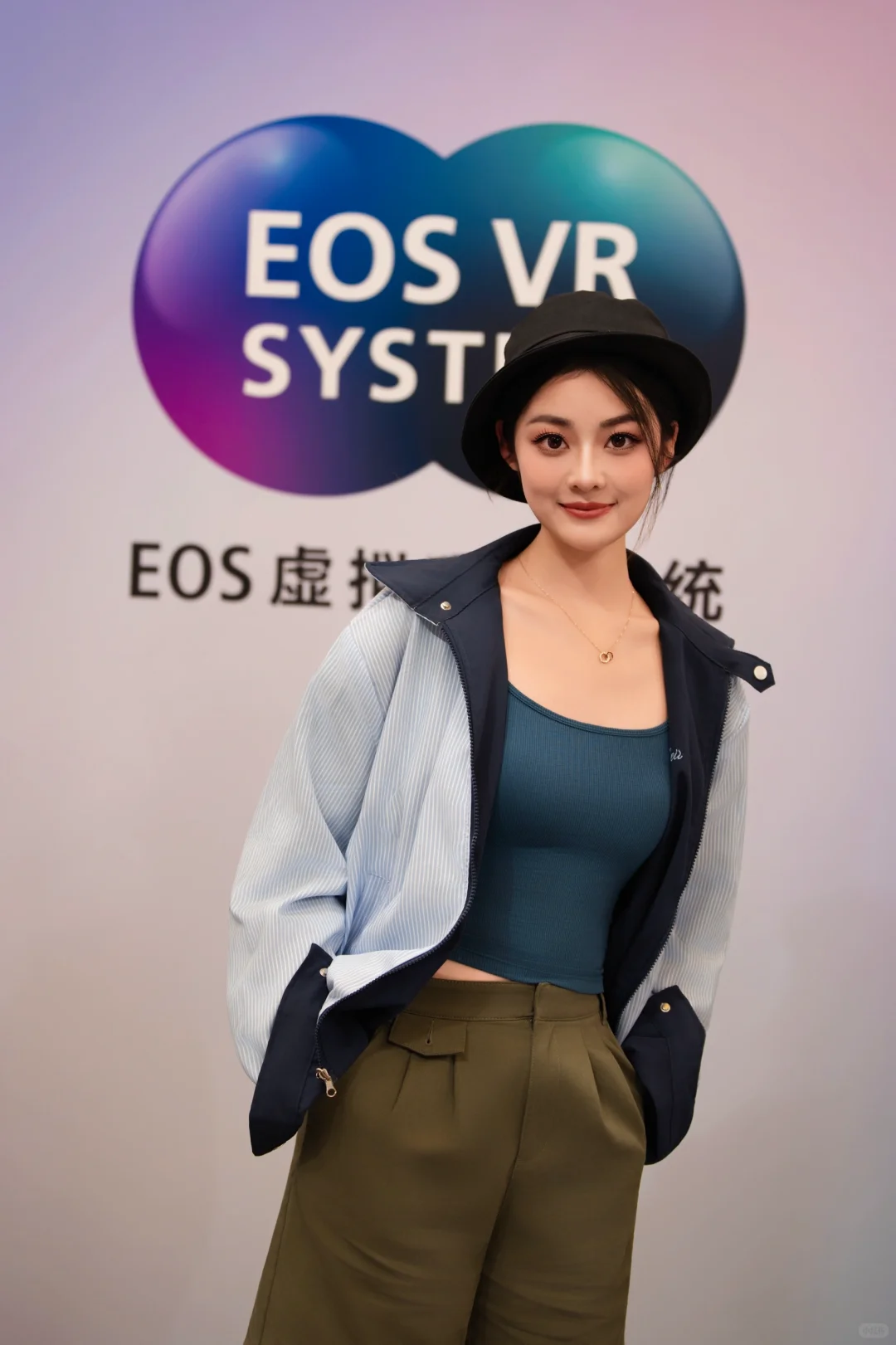 ?上海视觉影像产业展，拍到飒飒模特小姐姐