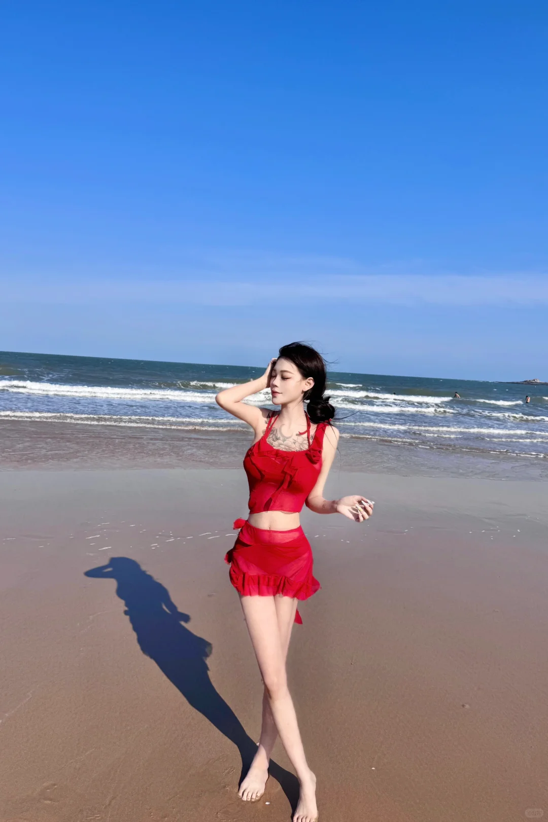 提前存一些海边拍照姿势｜享受自由?️泉州?