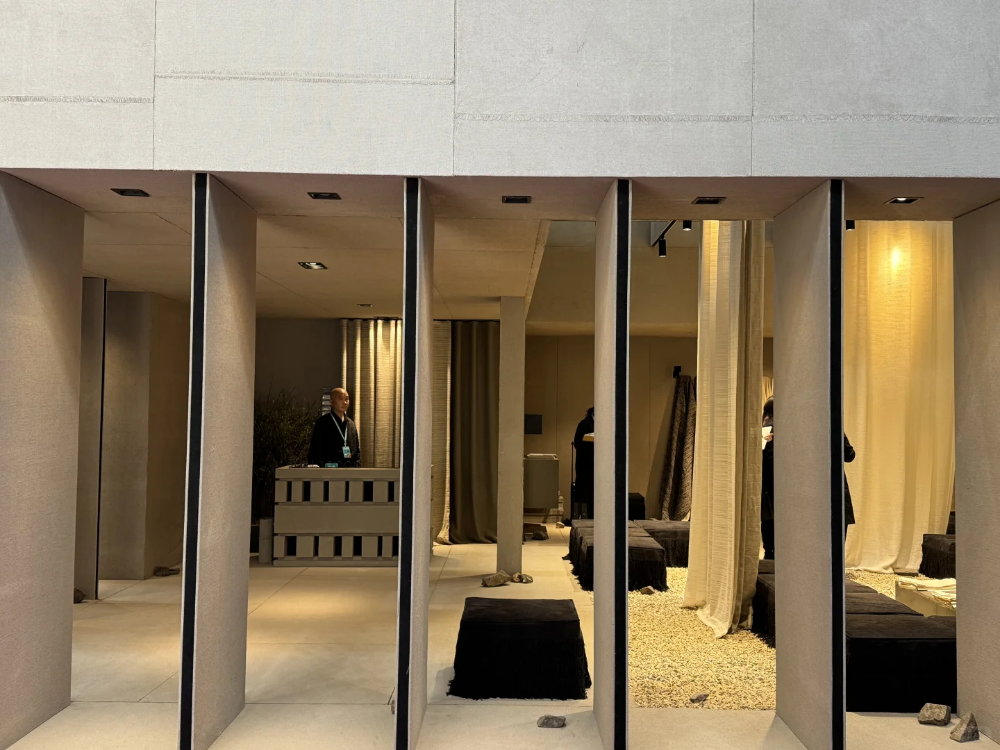 最喜欢的展位空间 自然高级松驰感