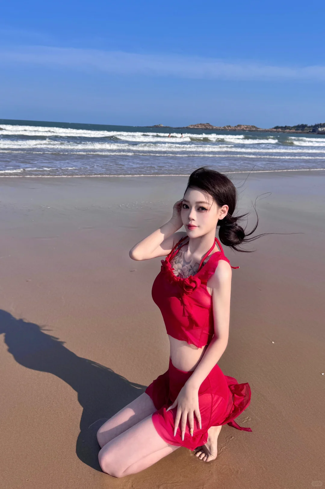 提前存一些海边拍照姿势｜享受自由?️泉州?