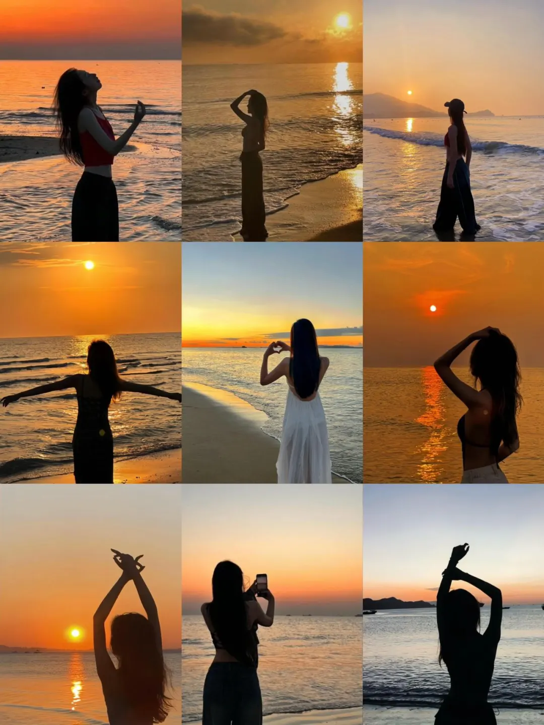 去日照海边看日出这么拍 超绝氛围感