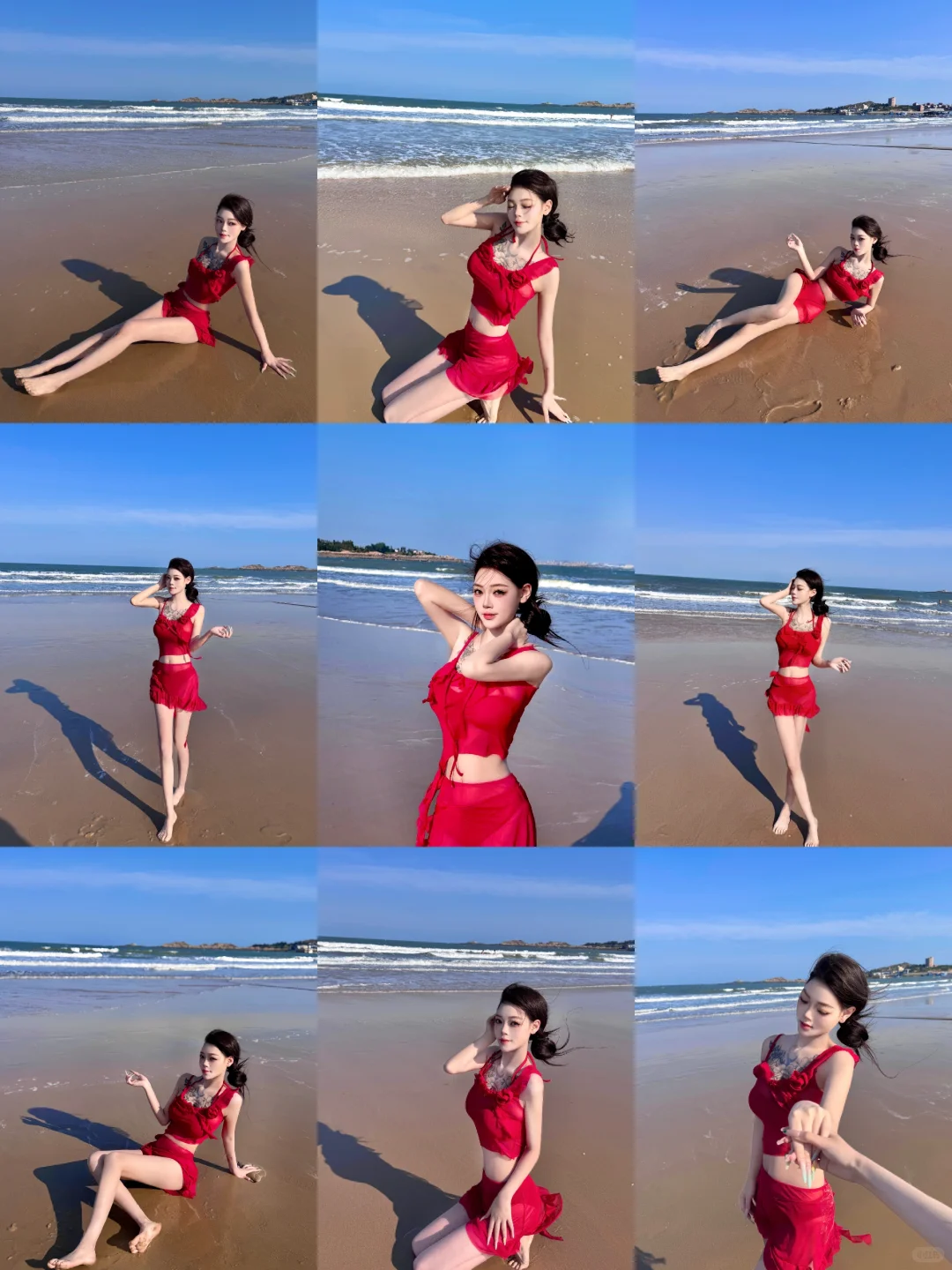 提前存一些海边拍照姿势｜享受自由?️泉州?