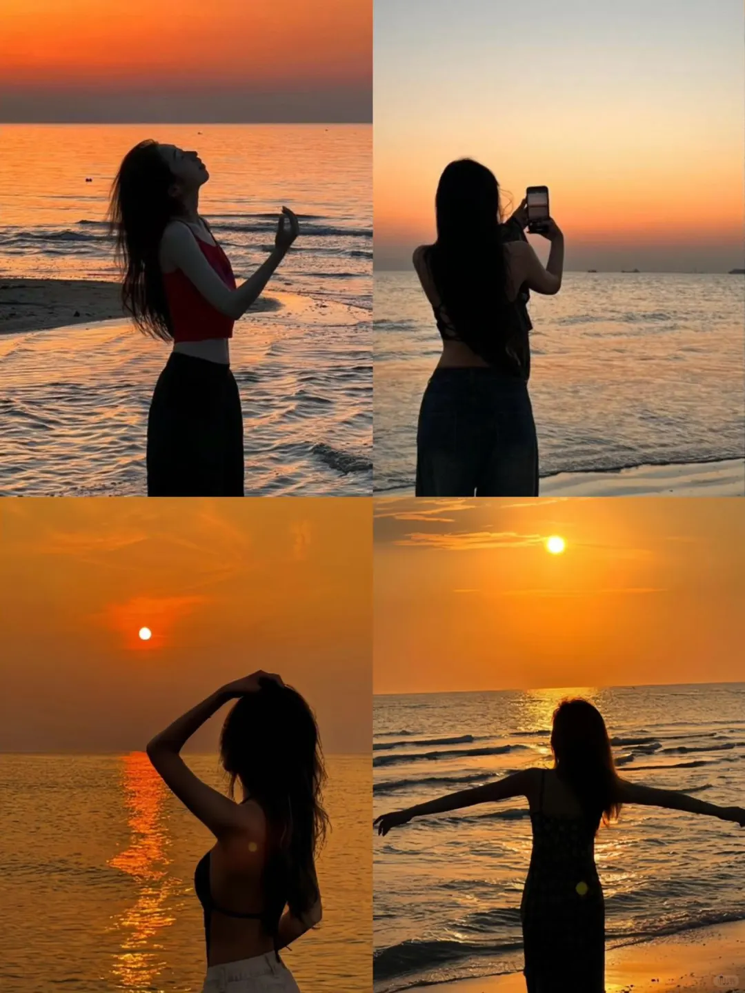 去日照海边看日出这么拍 超绝氛围感