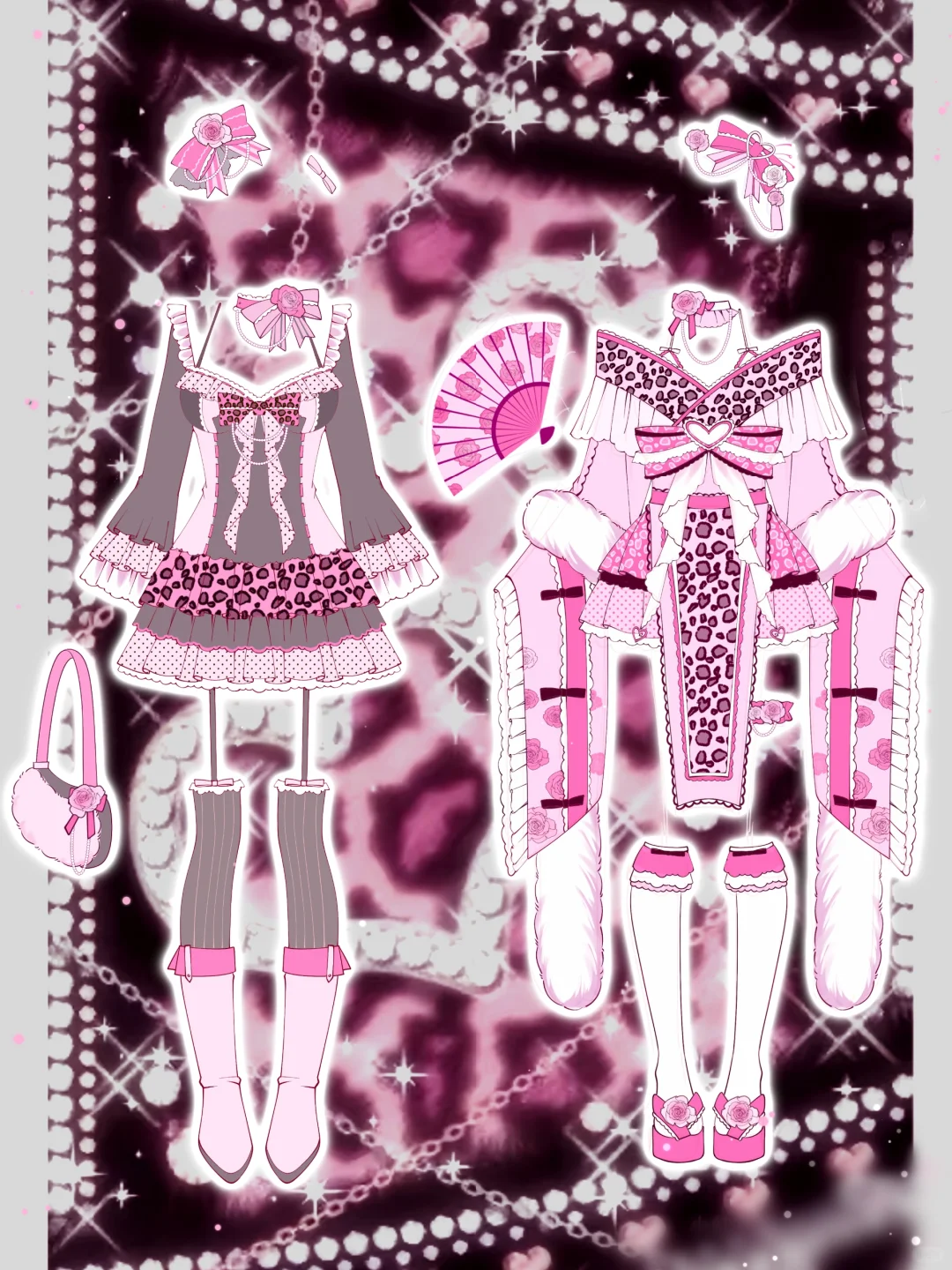 【oc免服】⋆⁺₊⋆gal系涩谷辣妹双人版