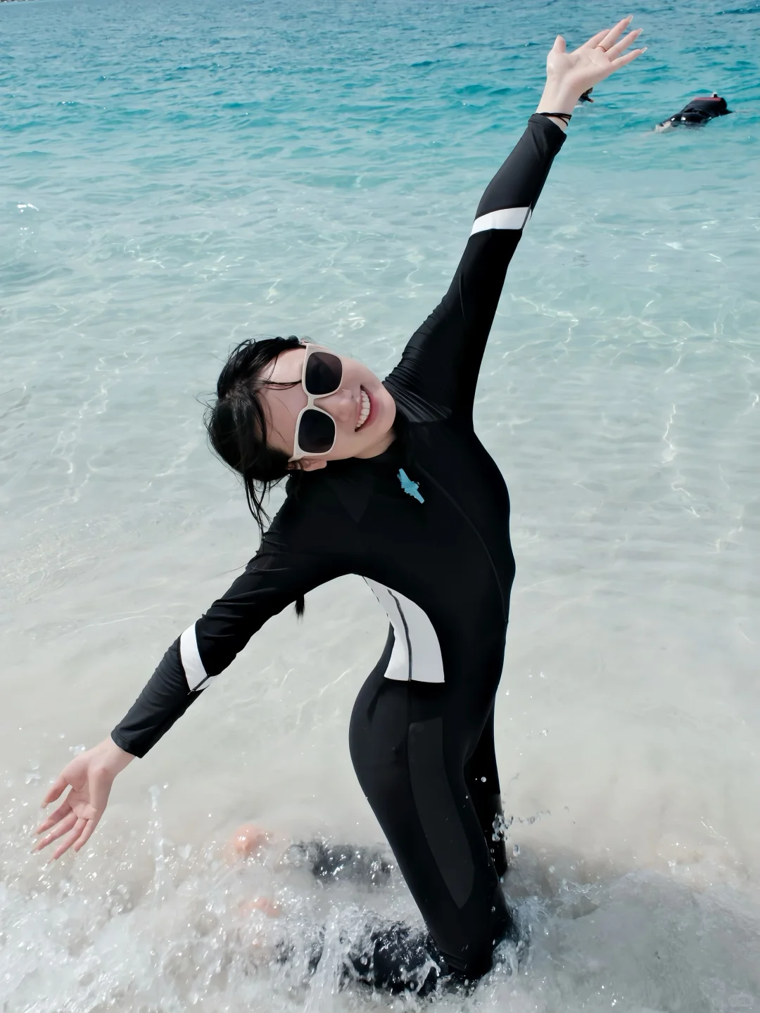 在仙本那我的防晒水母衣！体验确实超出预期。