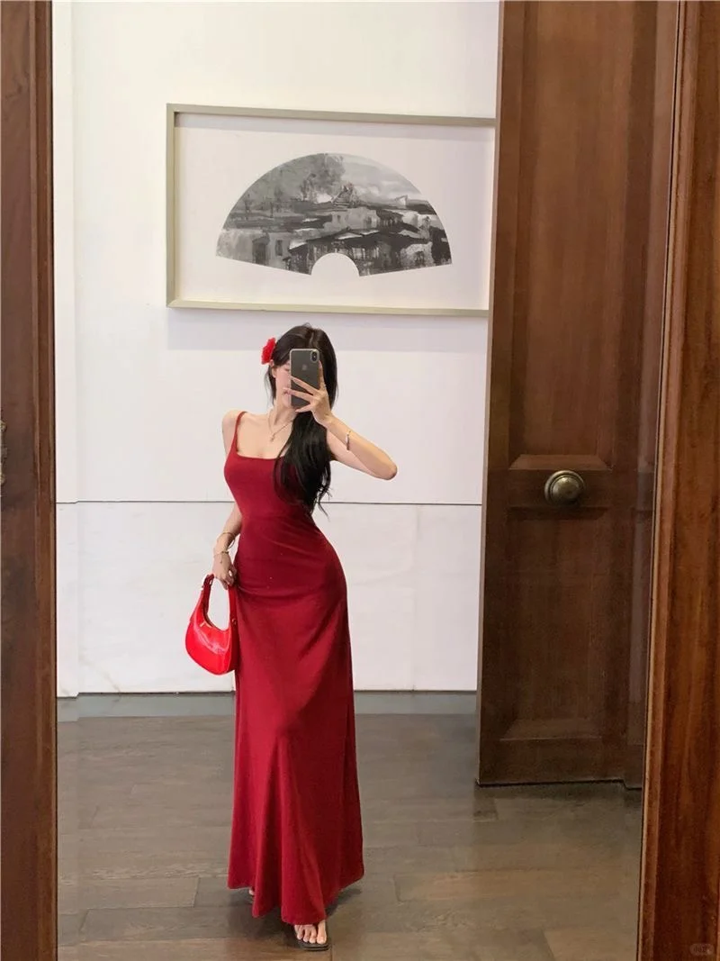 你与妩媚动人只差这条红裙?