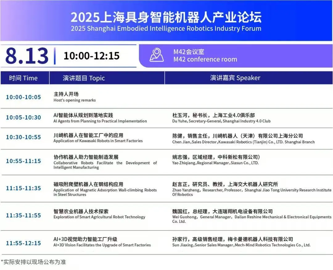 ?2025 上海具身智能机器人大会即将启幕
