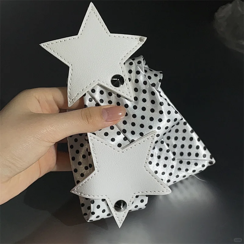 ☀️千禧辣妹风，黑白波点系领带，超A！