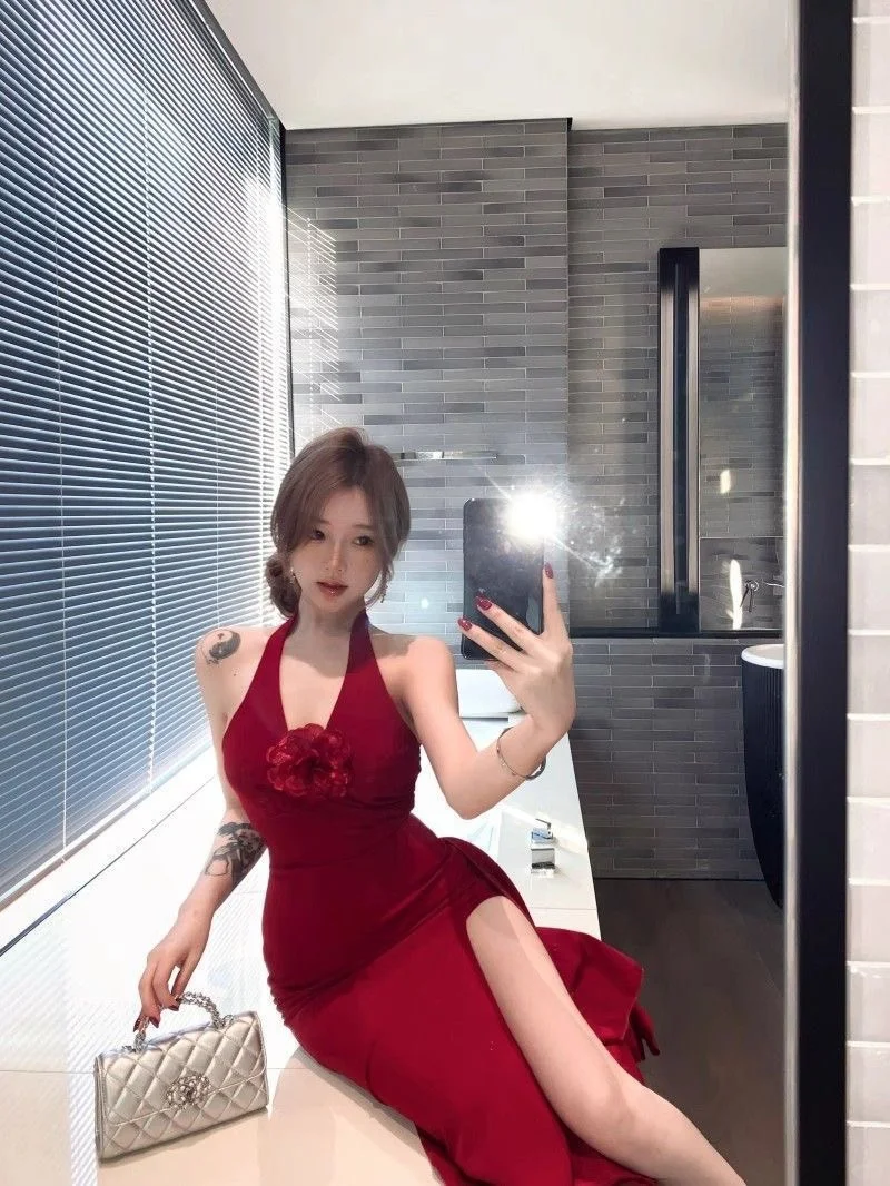 你与妩媚动人只差这条红裙?