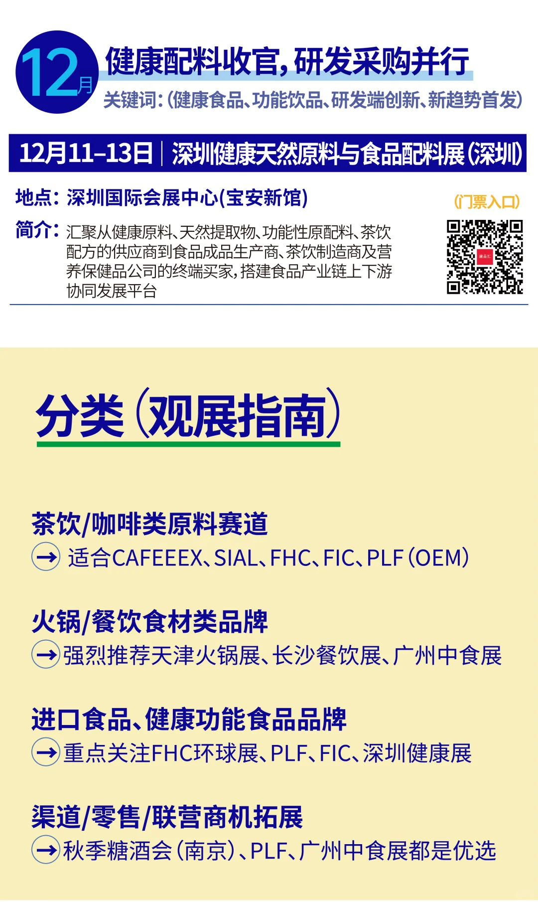 别错过，2025下半年食品饮品行业展都在这了