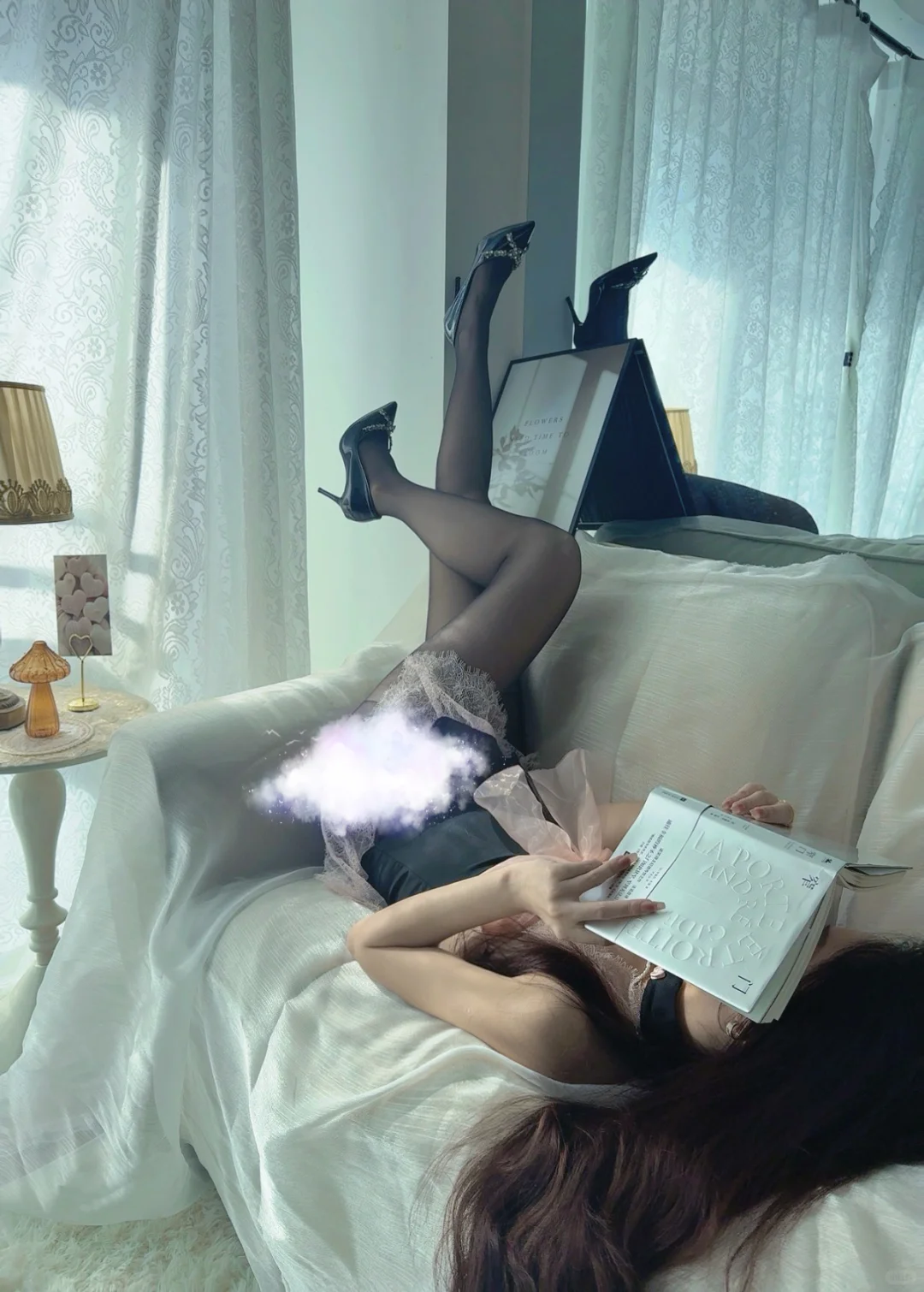 挑战每天不重样黑色睡衣YYDS?老婆们左滑穿