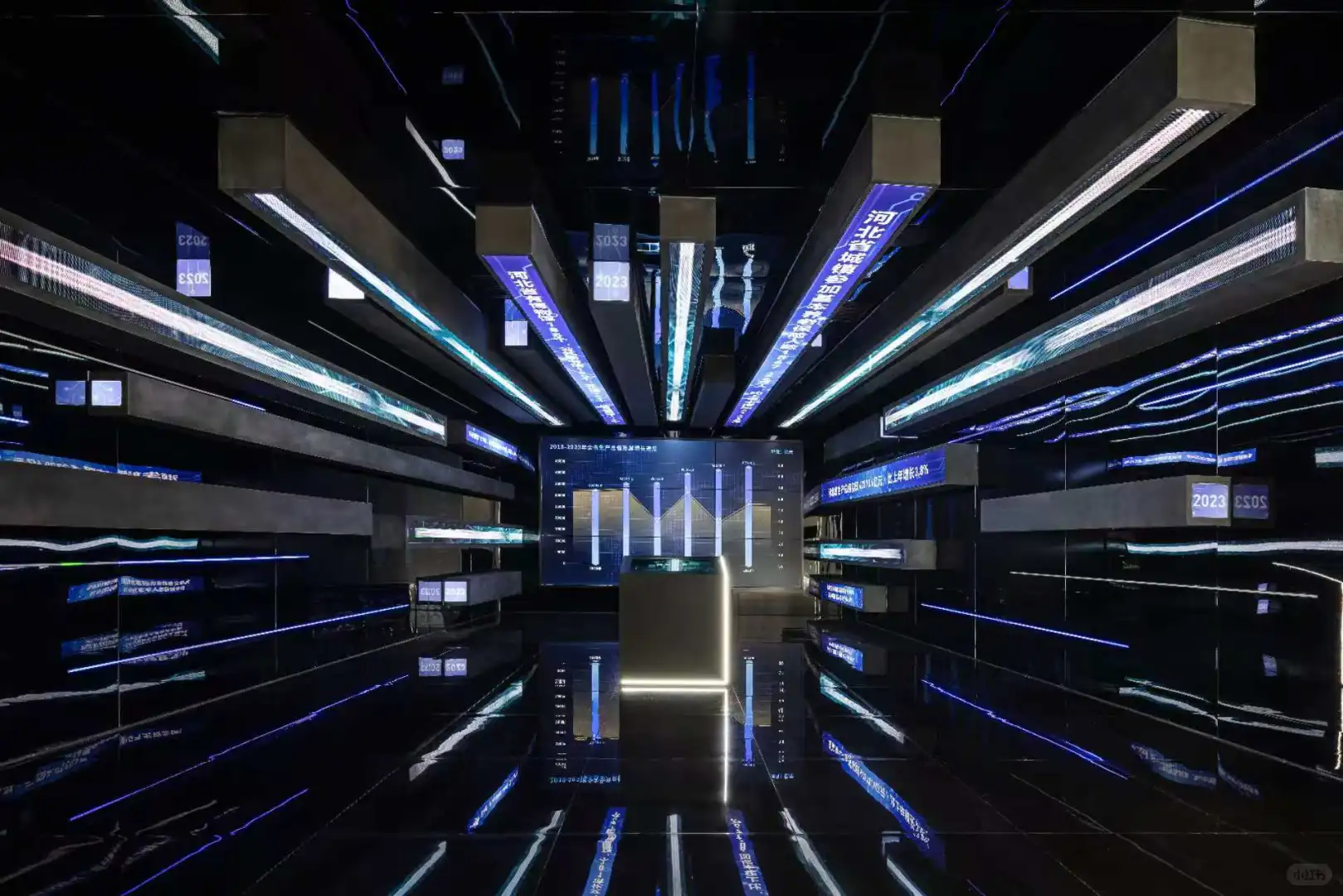 在招商中心的展厅里，能装下多少种热闹？