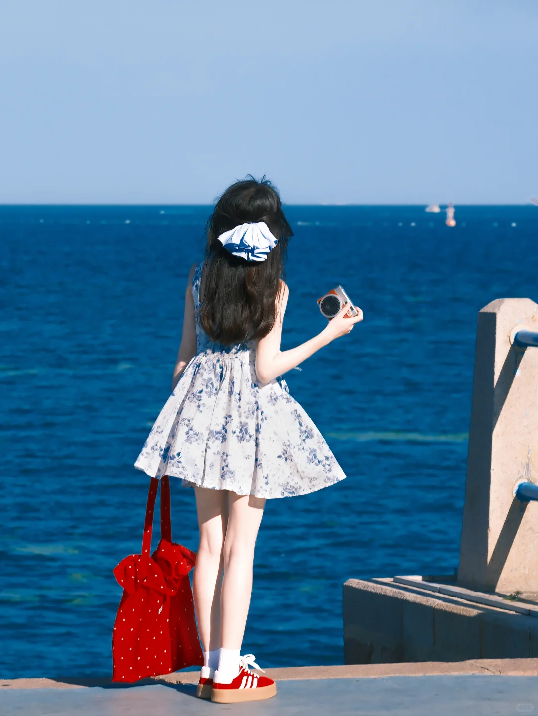 胶片?️海边旅行电影感随拍 ｜夏日蓝调时刻