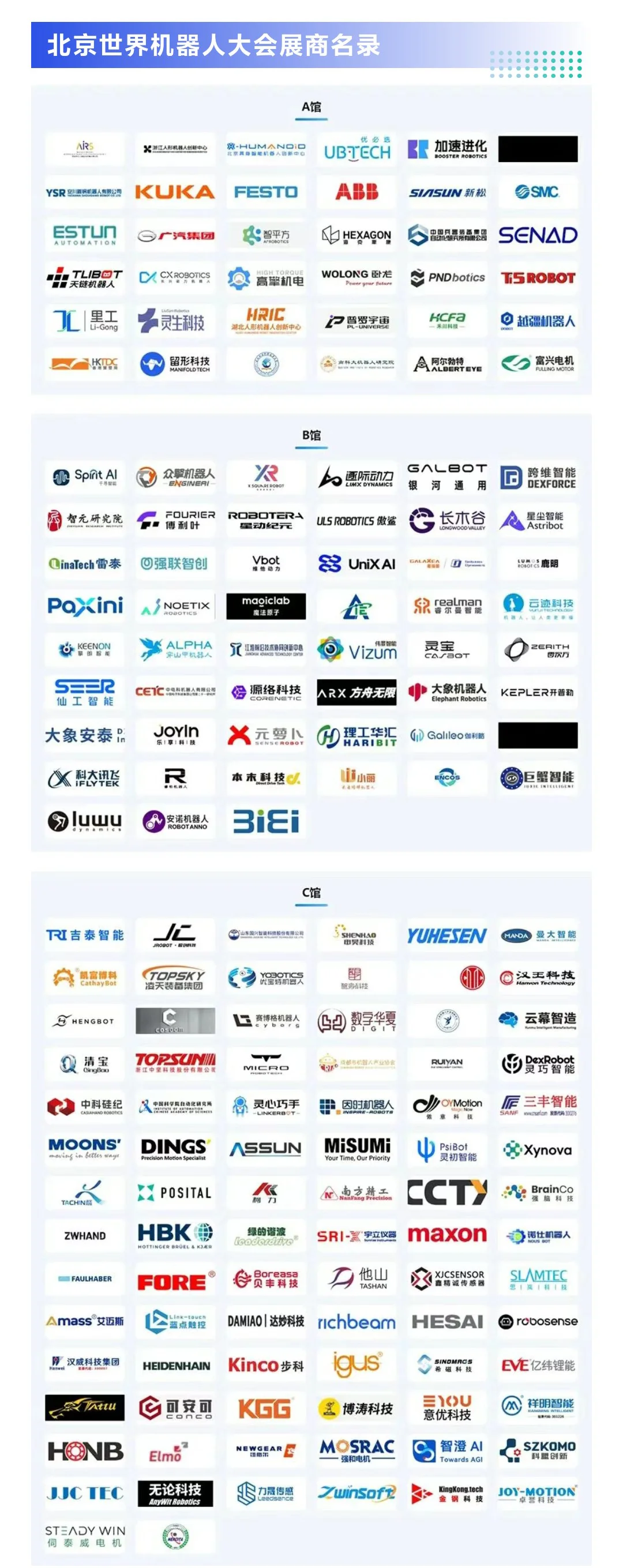 8月8日北京世界机器人大会门票+展商+展位图