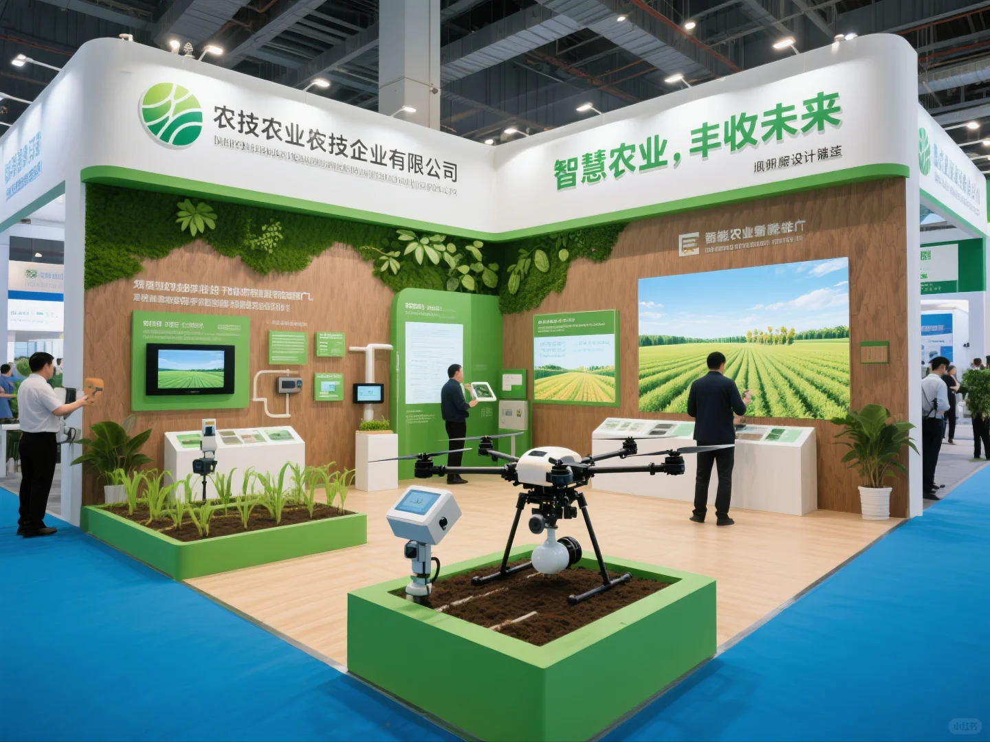 064｜AI-100套展台案例｜农业科技行业