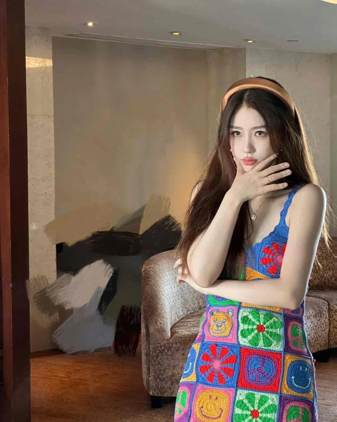 欣欣子自从换了风格后，越看越熟女了