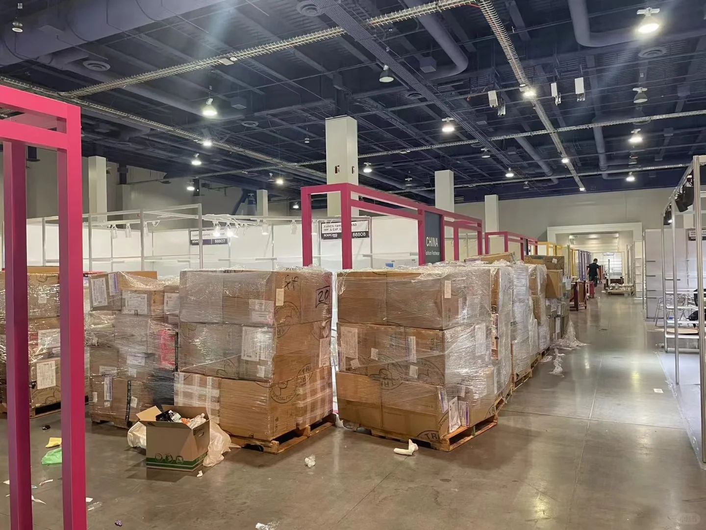 MAGIC展品已到达展馆，预祝各位展商展览成功