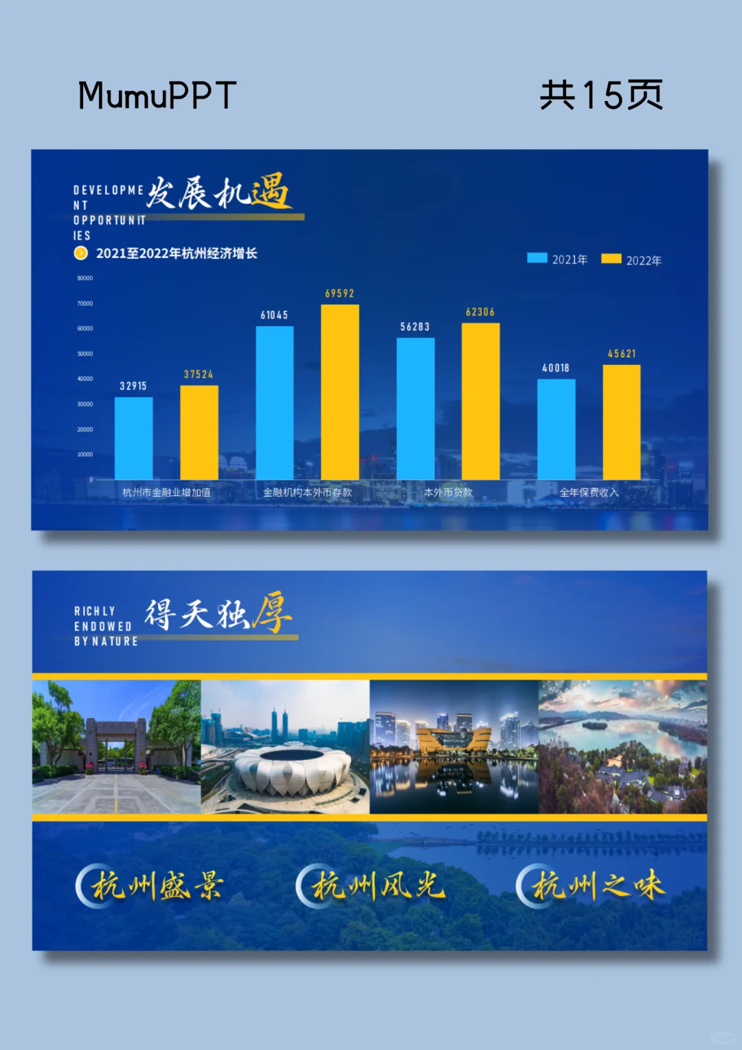 杭州宣传招商推荐会ppt模板动态