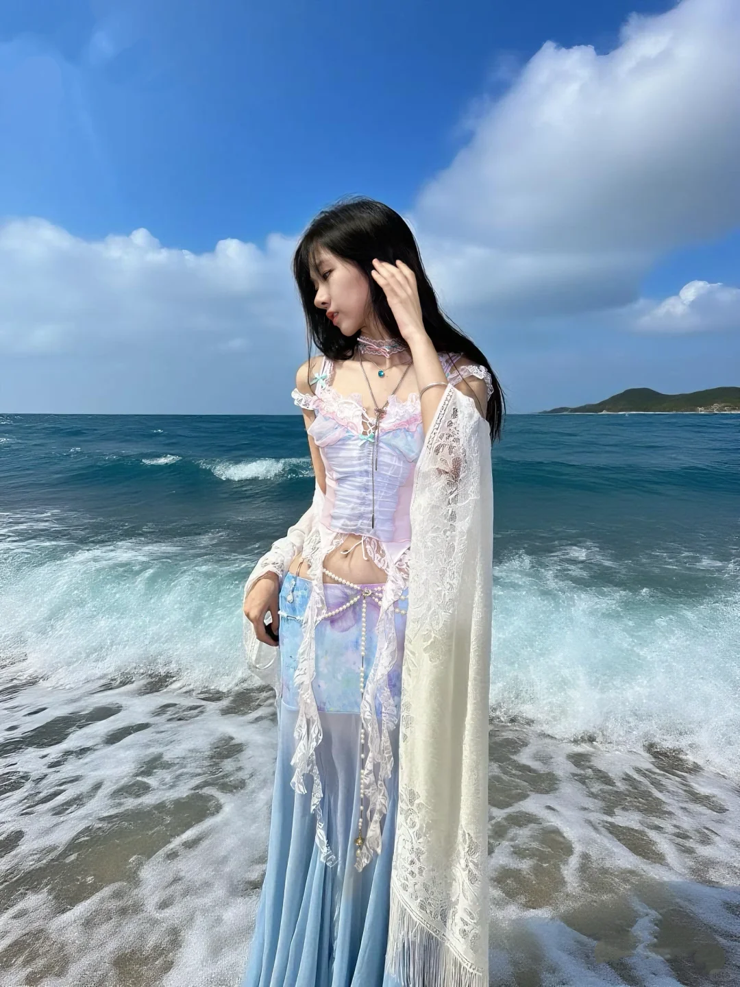 神迹仙本那?夏日度假?薄荷曼波海边穿搭