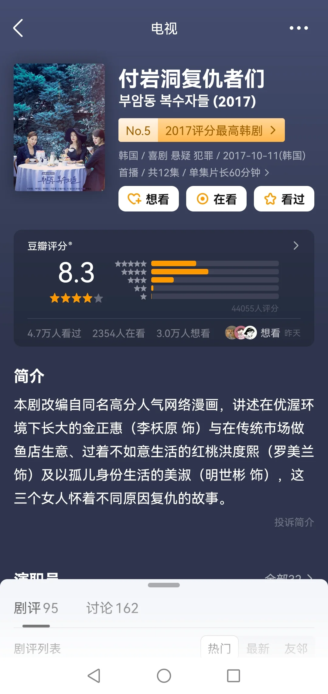 高能解压❗️10部必看的韩国复仇爽剧❗️