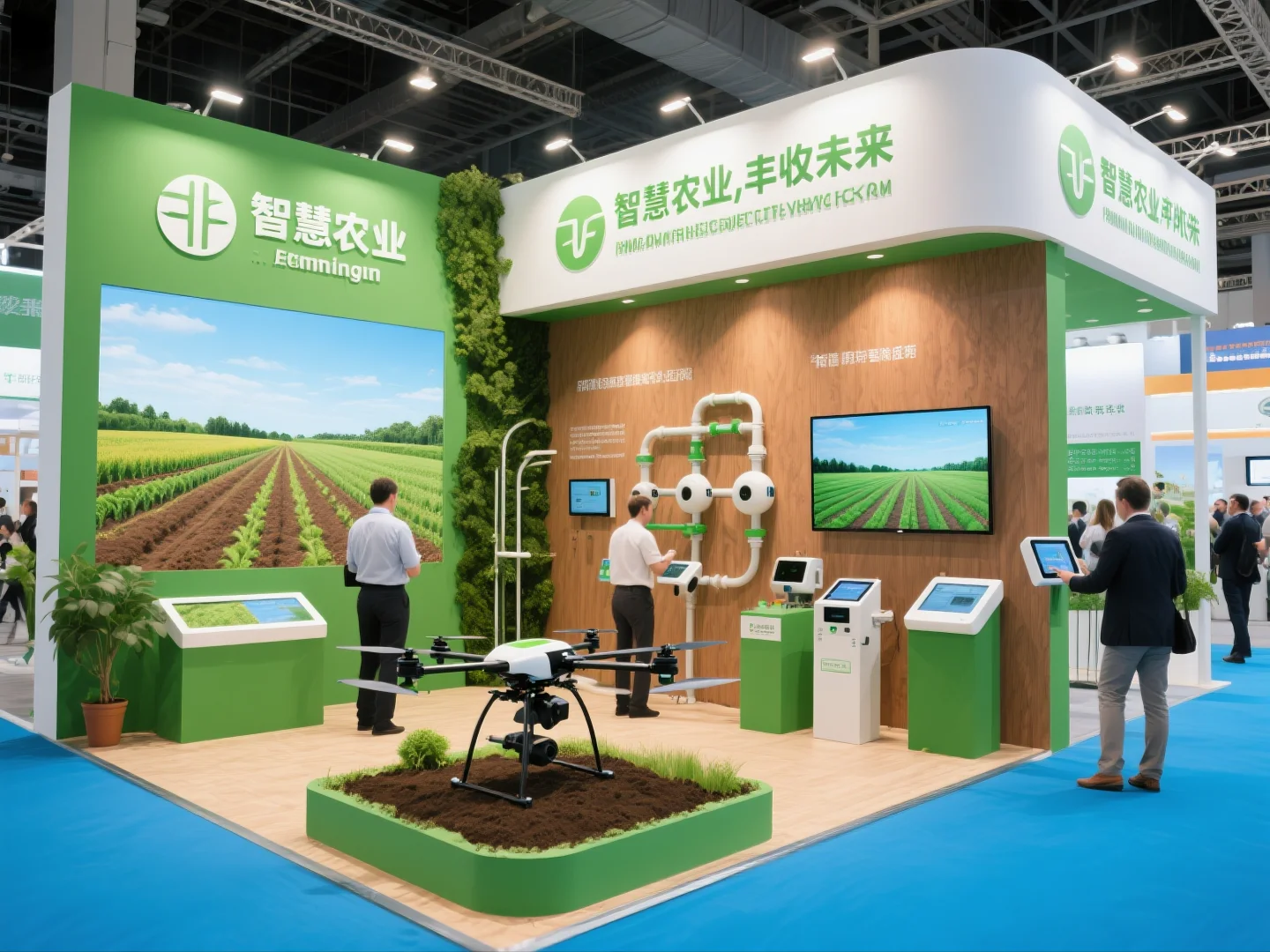 064｜AI-100套展台案例｜农业科技行业