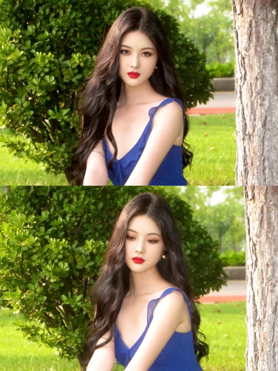 卷发红唇还是太权威了