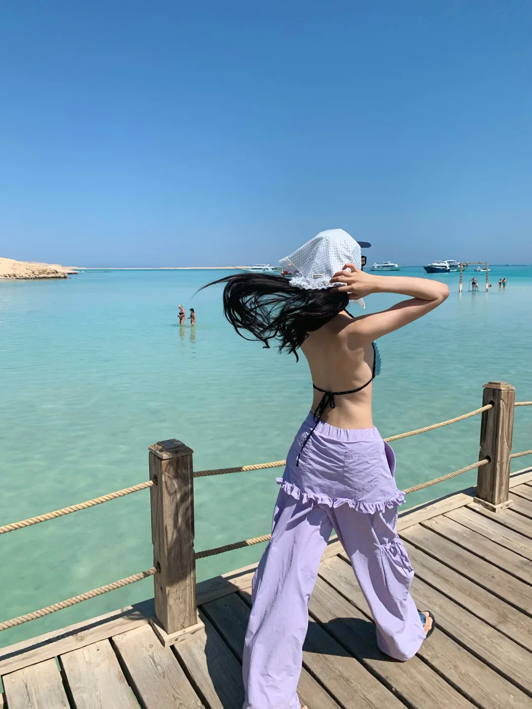 在海岛拍到了很ins的照片???