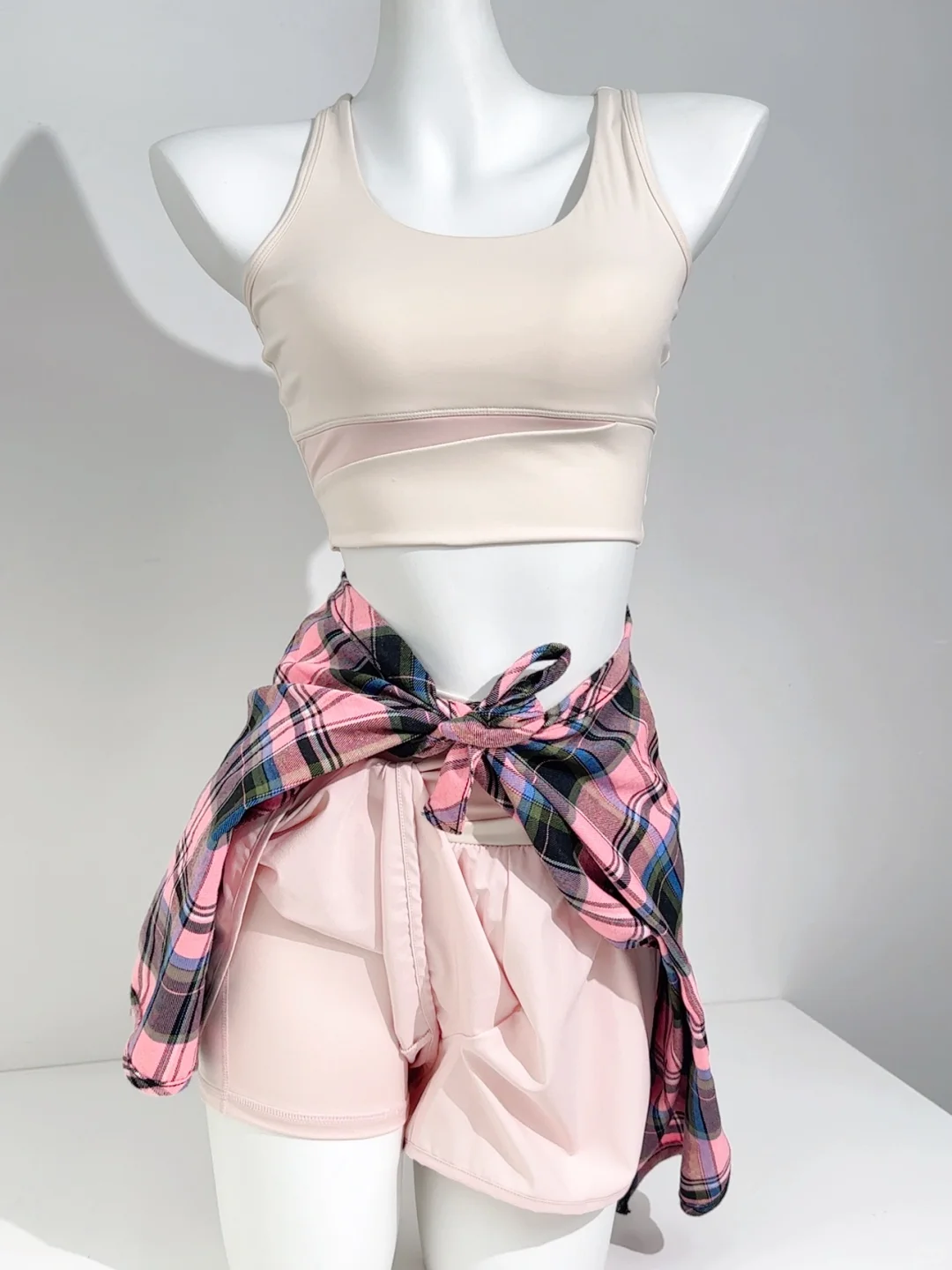 少女感爆棚?草莓奶昔瑜伽服太niu啦?49