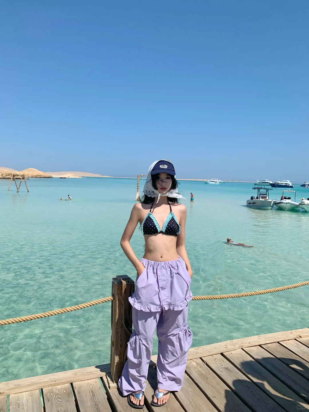 在海岛拍到了很ins的照片???