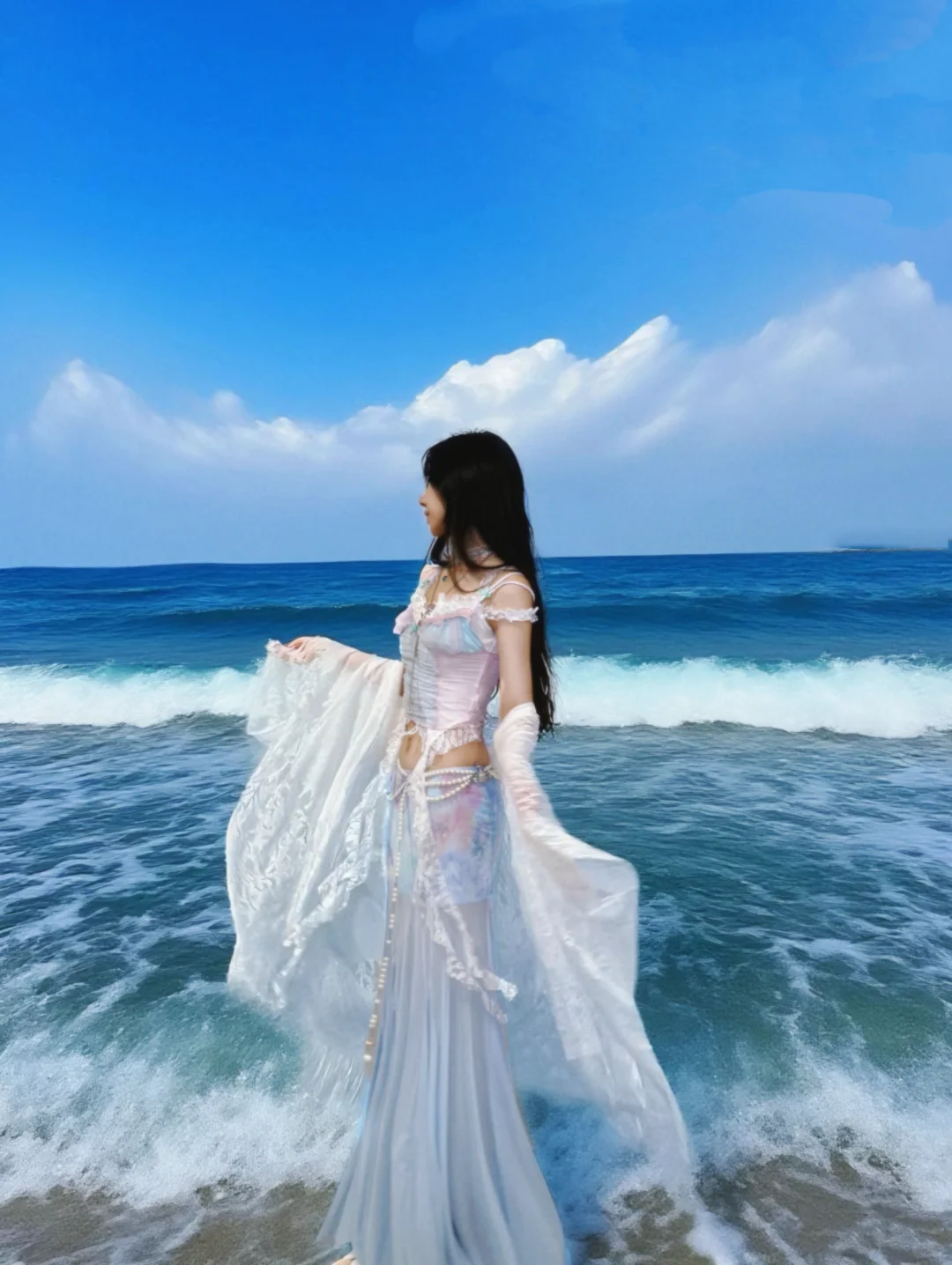 神迹仙本那?夏日度假?薄荷曼波海边穿搭